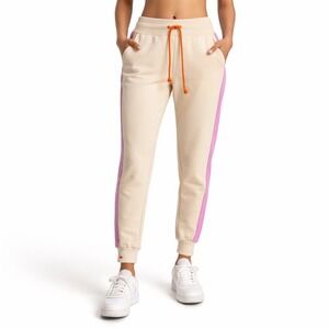 LEGO Collection x Target Women's‎ Jogger Pants Cream Pink/Violet Side Stripes L